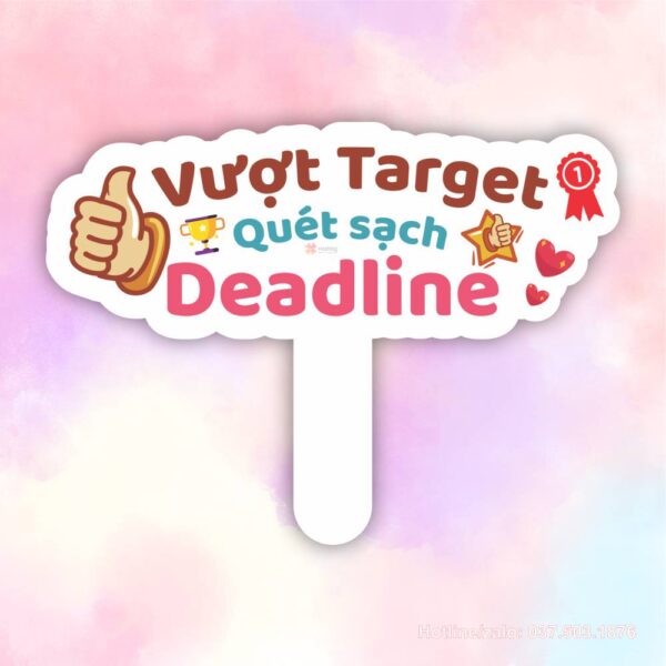 Hashtag vượt Target quét sạch Deadline