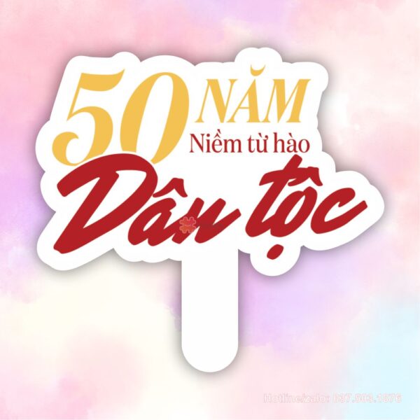 Hashtag 50 năm niềm tự hào dân tộc