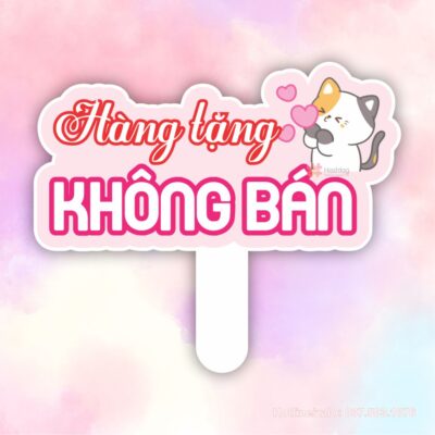 Hashtag hàng tặng không bán