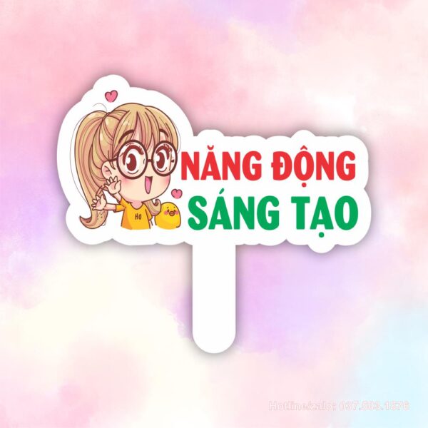 Hashtag năng động sáng tạo