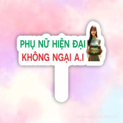 Hashtag phụ nữ hiện đại không ngại AI