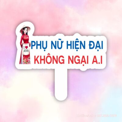 Hashtag phụ nữ hiện đại không ngại AI