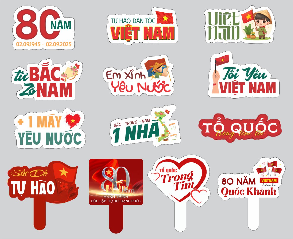 Hashtag 80 năm Cách mạng Tháng Tám và Quốc khánh 2-9
