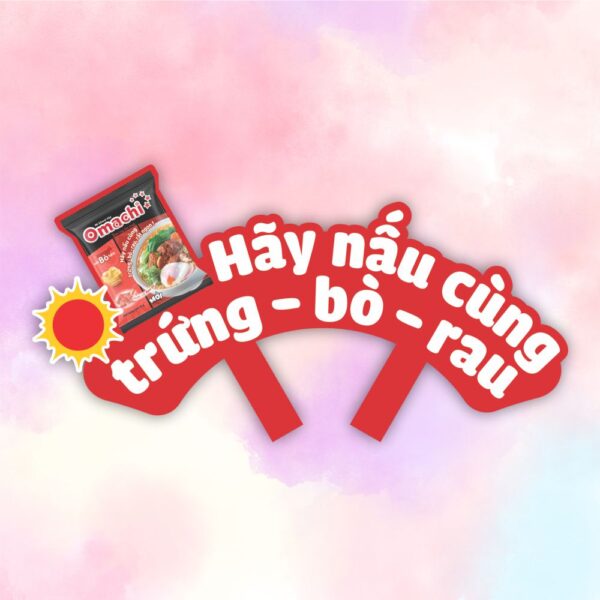 Hashtag hãy nấu cùng trứng bò rau