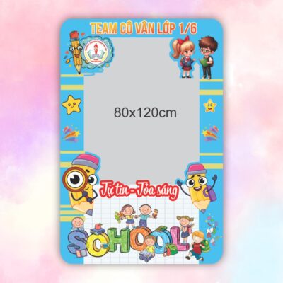 Khung check in Back to School tự tin tỏa sáng
