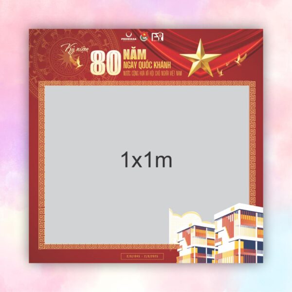 Khung check in sự kiện 80 năm Ngày Quốc Khánh Nước Cộng Hòa Xã Hội Chủ Nghĩa Việt Nam