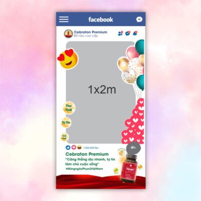 Khung check in sự kiện Cebraton Premium