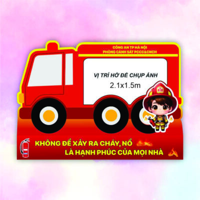 Khung check in sự kiện PCCC của Bộ Công An TP Hà Nội