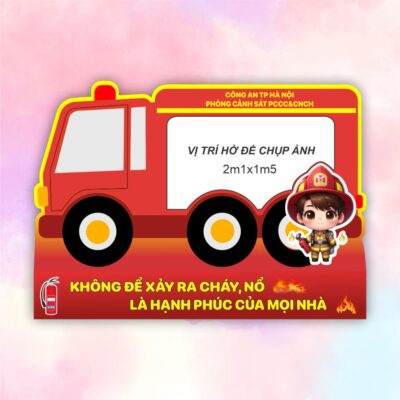 Khung check in sự kiện PCCC của Bộ Công An TP Hà Nội