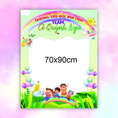 Khung check in trường tiểu học bến thủy
