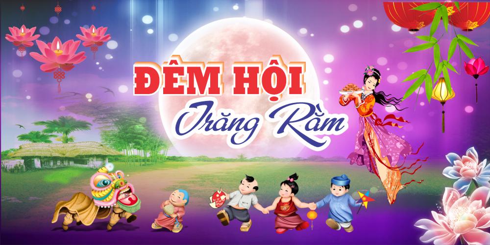 Backdrop đêm hội trăng rằm mẫu tt036