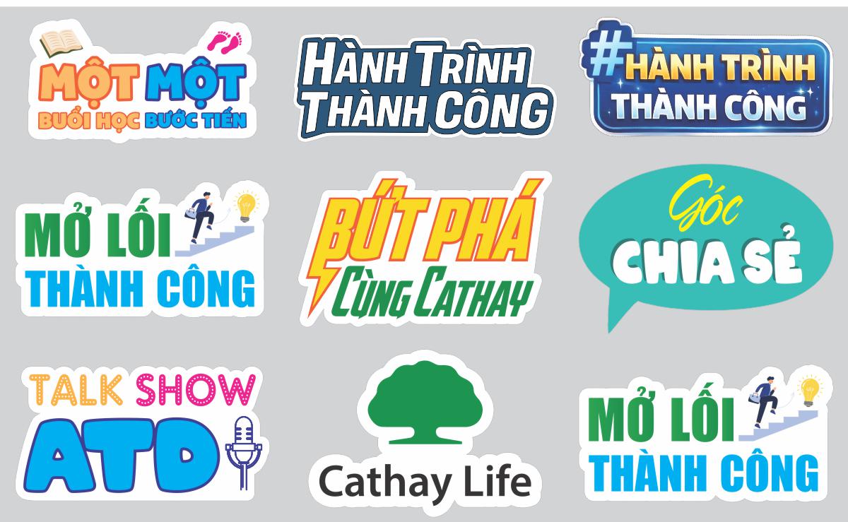 Bộ hashtag Cathay Life
