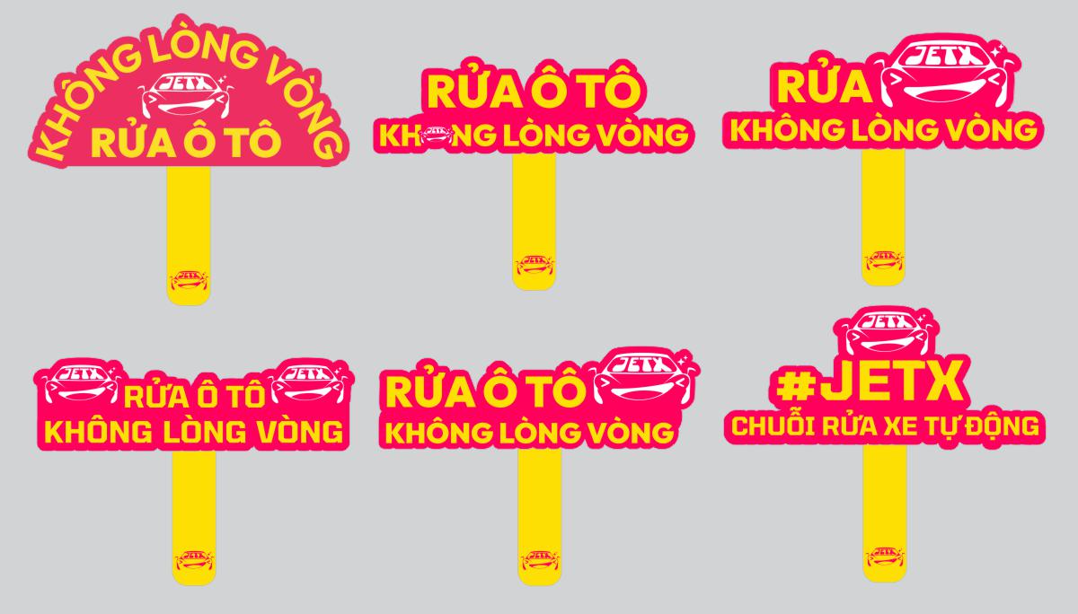 Bộ hashtag chuỗi rửa xe tự động Jetx