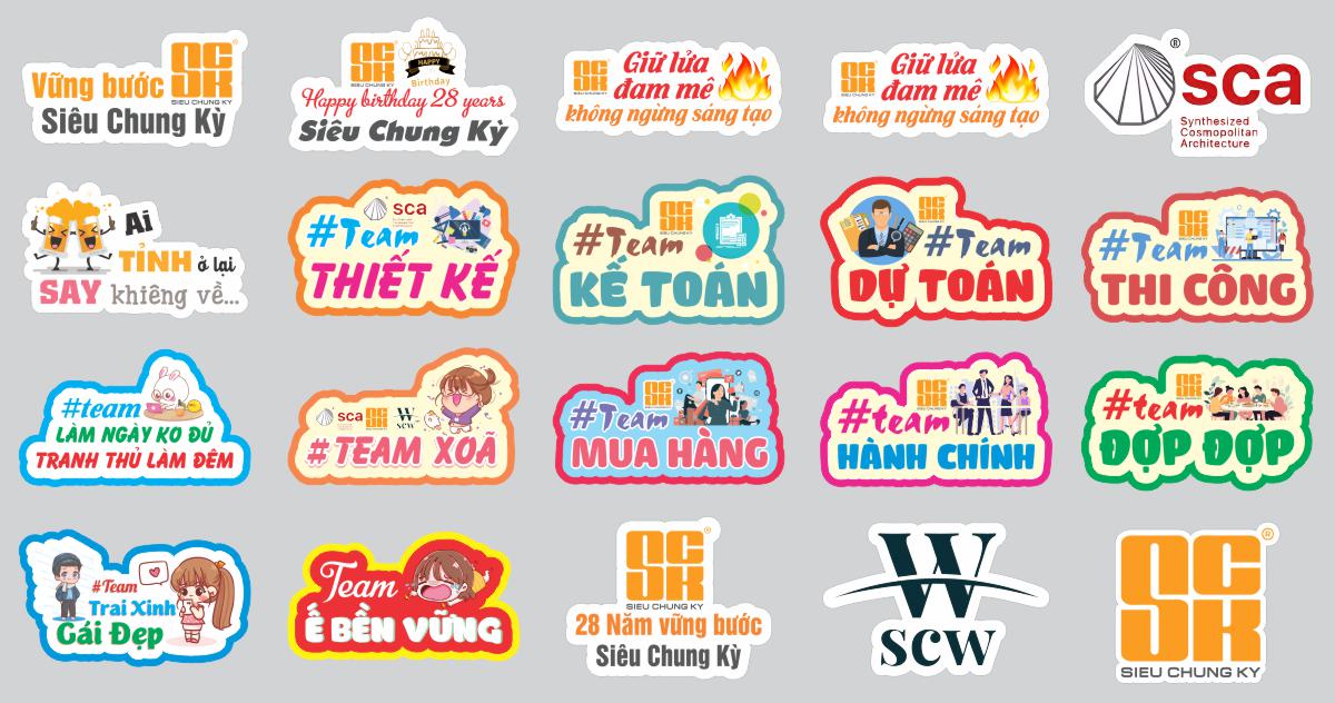 Bộ Hashtag Happy Birthday 28 Years SCK
