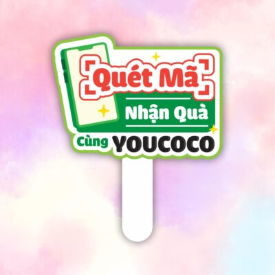 Hashtag quét mã nhận quà Youcoco