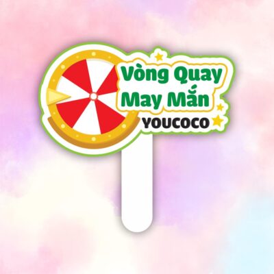Hashtag vòng quay may mắn Youcoco