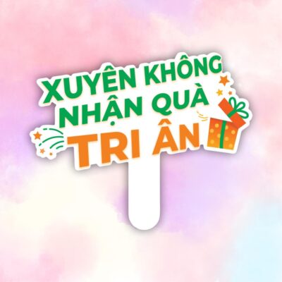 Hashtag xuyên không nhận quà tri ân